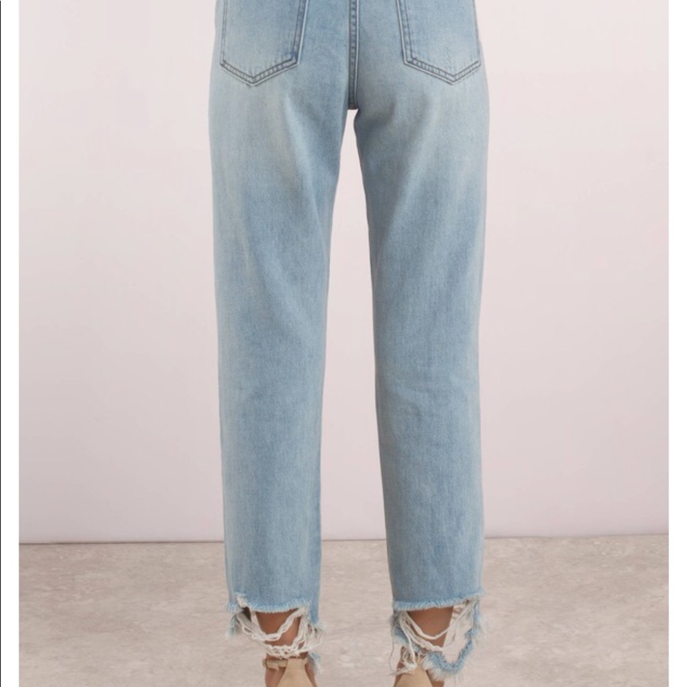 Brand New Toby Light Washed High Rise Ripped Jeans - Picture 4 of 4